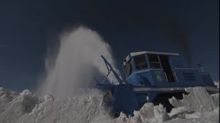 Link to Video | Hochalpenstrasse, blue, Alps, winter, snow blower, Full High Definition, 2008, color, white, technique, Central Europe, snow removal, Fuscher Törl, Austria, Europe, service, snow