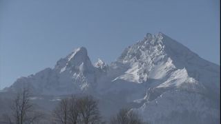 Link to Video | landscape, January, Alps, winter, Watzmann, Full High Definition, Germany, 2006, color, wide shot, Europe, mountain range, Berchtesgaden Alps, snow, mountain