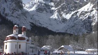 Link to Video | Berchtesgadener Land, January, winter, 16:9, Königssee, Full High Definition, Germany, 2006, color, cold, tourism region, Europe, day, snow