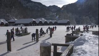 Link to Video | Berchtesgadener Land, January, winter, 16:9, Königssee, Full High Definition, Germany, 2006, color, cold, tourism region, Europe, day, snow
