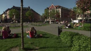Link to Video | summer, state capital in Germany, Glockenbachviertel, big city, Gärtnerplatz, Gärtnerplatzviertel, Munich, Full High Definition, Germany, 2009, color, Central Europe, Europe, Bavaria