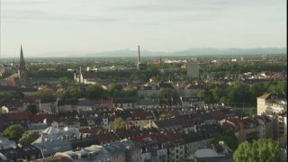 Link to Video | summer, state capital in Germany, Glockenbachviertel, big city, Gärtnerplatz, Gärtnerplatzviertel, Munich, Full High Definition, Germany, 2009, color, Central Europe, Europe, Bavaria