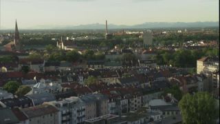 Link to Video | summer, state capital in Germany, Glockenbachviertel, big city, Gärtnerplatz, Gärtnerplatzviertel, Munich, Full High Definition, Germany, 2009, color, Central Europe, Europe, Bavaria