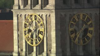 Link to Video | time, time, Munich, Full High Definition, Germany, clock face, 2009, color, clock hand, clock, Europe, impermanence, day, church tower, Bavaria